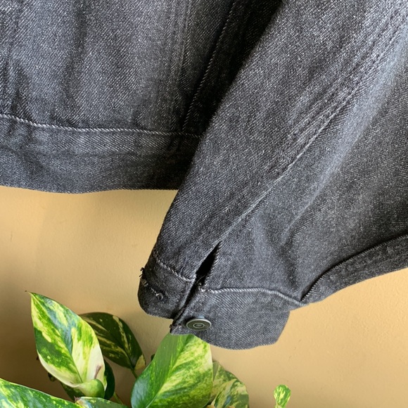 Rare Vintage 80s”/90s” Marboro Black Denim Jacket XL/ TG Unisex - Picture 5 of 7